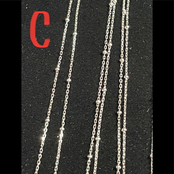 Various 925 Sterling Silver Chain Styles - Picture 6 of 9